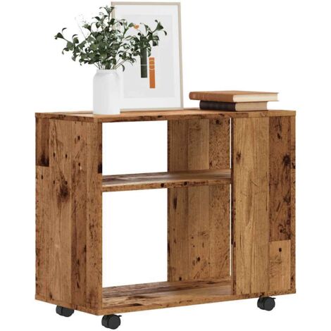 Side Table Old Wood 70x35x55 cm Engineered Wood vidaXL