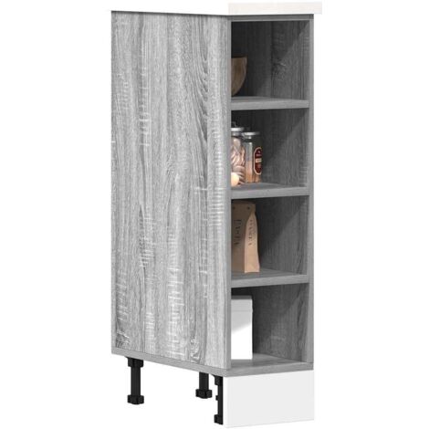 Bottom Cabinet Riga Grey Sonoma 20x44.5x81.5 cm Engineered Wood vidaXL