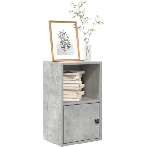 Bookcase Concrete Grey 31x24x52 cm Engineered Wood vidaXL (1/5)