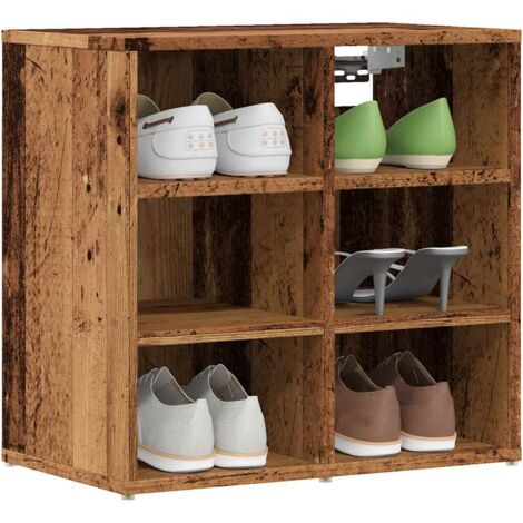 Shoe Cabinets 2 pcs Old Wood 52x30x50 cm vidaXL (1/5)