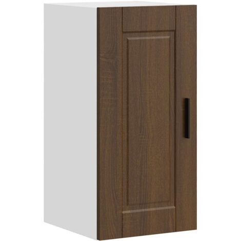 Kitchen Wall Cabinet Porto Brown Oak Engineered Wood vidaXL