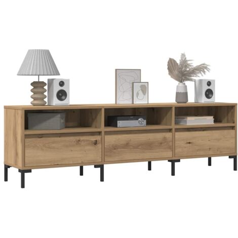TV Cabinet Artisan Oak 150x30x44.5 cm Engineered Wood vidaXL (1/5)