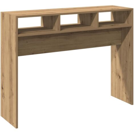 Console Table Artisan Oak 105x30x80 cm Engineered Wood vidaXL