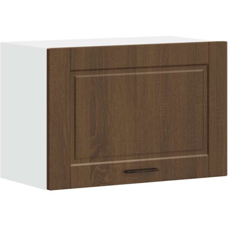 Kitchen Wall Cabinet Porto Brown Oak Engineered Wood vidaXL