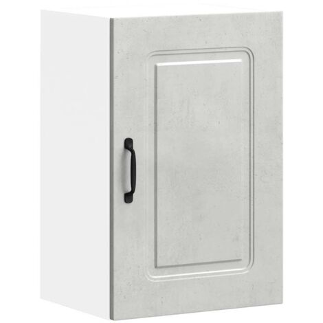 Kitchen Wall Cabinet Kalmar Concrete Grey Engineered Wood vidaXL