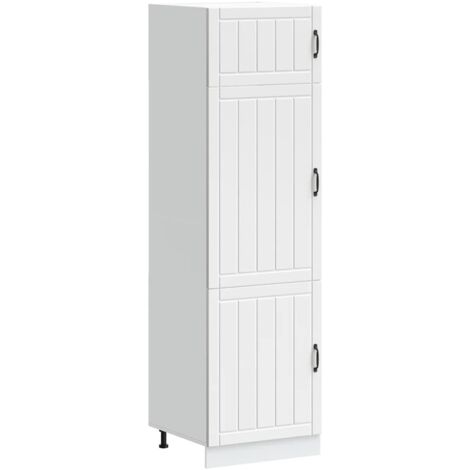 Kitchen Cupboard Lucca White Engineered Wood vidaXL
