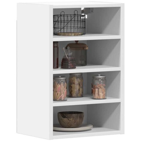 Hanging Cabinet Riga White 40x29.5x60 cm Engineered Wood vidaXL