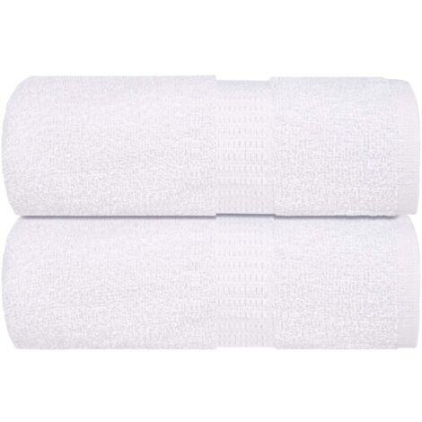 Washcloths 2 pcs White 15x21 cm 360 gsm 100% Cotton vidaXL