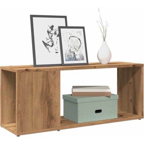 TV Cabinet Artisan Oak 80x24x32cm Engineered Wood vidaXL