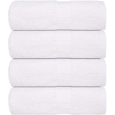 Washcloths 4 pcs White 15x21 cm 360 gsm 100% Cotton vidaXL