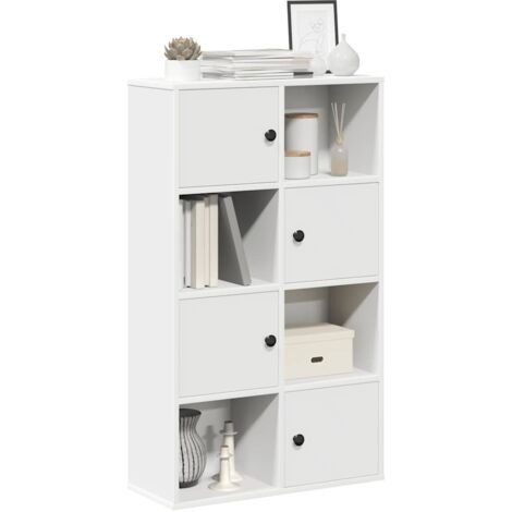 Bookcase White 60x24x101.5 cm Engineered Wood vidaXL (1/5)