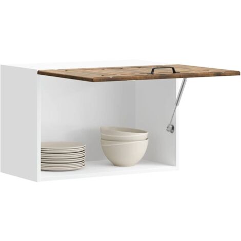 Kitchen Wall Cabinet Lucca Smoked Oak Engineered Wood vidaXL