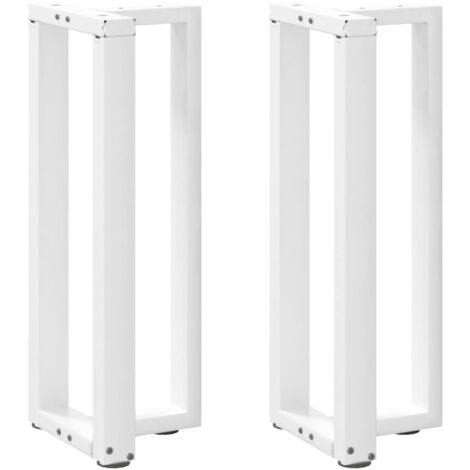 Console Table Legs T-Shaped 2 pcs White 38x25x(72-73) cm Steel vidaXL (1/5)