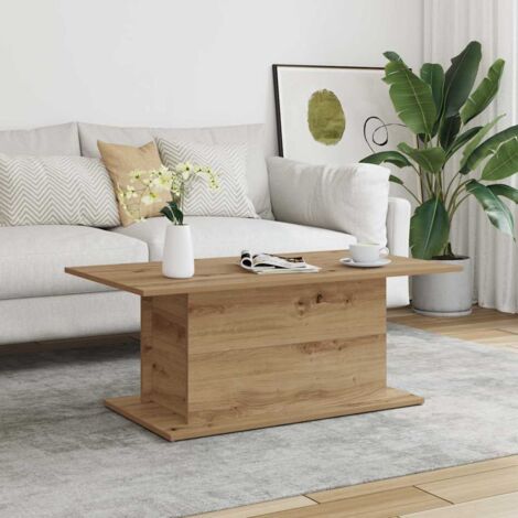 Coffee Table Artisan Oak 102x55.5x40 cm Engineered Wood vidaXL
