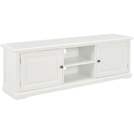 vidaXL TV Cabinet 120x30x40 cm Wood White