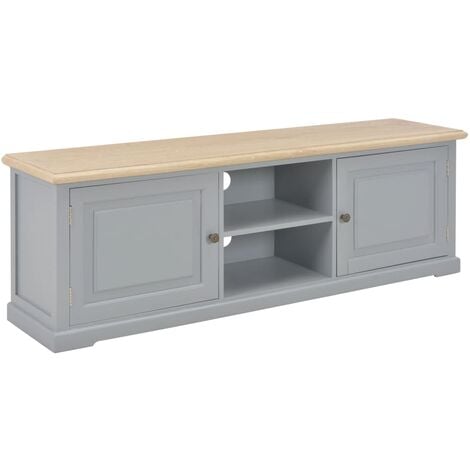 TV Cabinet Grey 120x30x40 cm Wood vidaXL