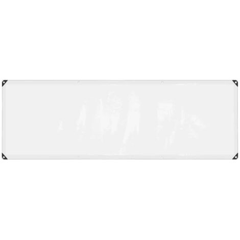 Clear Tarpaulin with Eyelets 1x3 m Polyethylene vidaXL