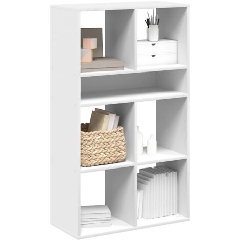 Book Cabinet White 66x31x112 cm Engineered Wood vidaXL (1/5)