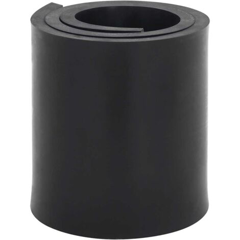 Rubber Edge for Snow Plow Black 80x15x1 cm vidaXL