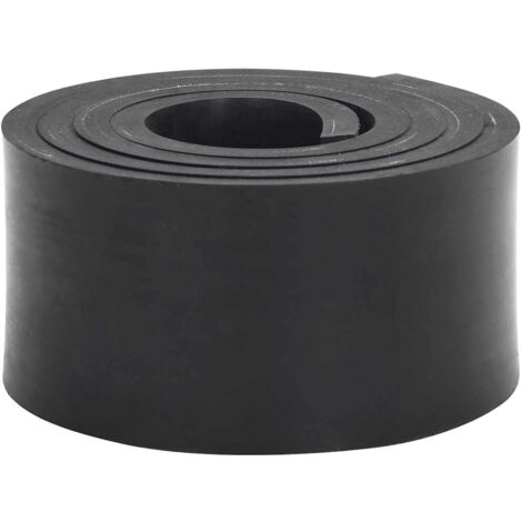 Rubber Edge for Snow Plow Black 150x10x1 cm vidaXL