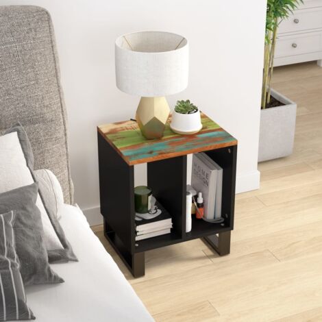 Side Table 40x31x46 cm Solid Wood Reclaimed&Engineered Wood vidaXL (1/5)