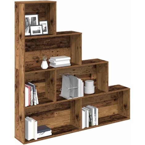Book Cabinet Old Wood 157x24x160 cm Engineered Wood vidaXL (1/5)