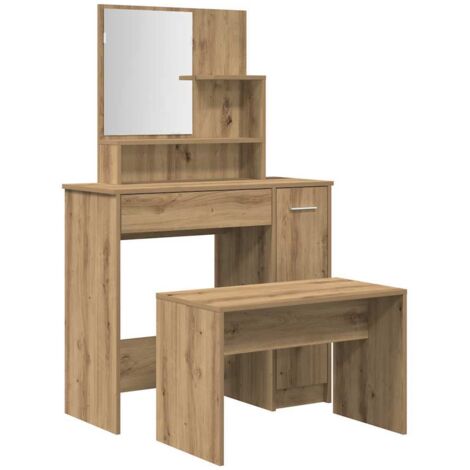 Dressing Table Set Artisan Oak Engineered Wood vidaXL (1/5)