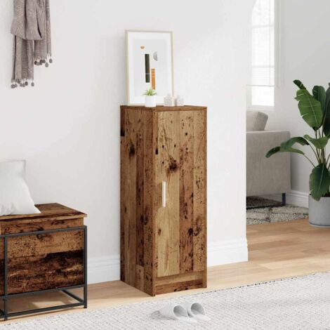 Shoe Cabinet Artisan Oak 32x35x92 cm Engineered Wood vidaXL