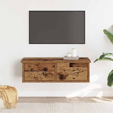 Wall Cabinet Old Wood 60x26x18.5 cm Engineered Wood vidaXL