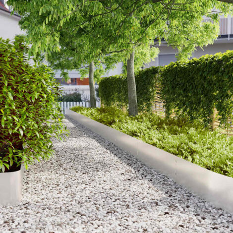 Lawn Edgings 10 pcs 25x103 cm Stainless Steel vidaXL (1/5)