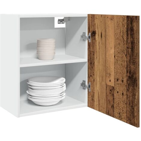 Hanging Cabinet Lyons 2 pcs Old Wood 50x31x60 cm Engineered Wood vidaXL