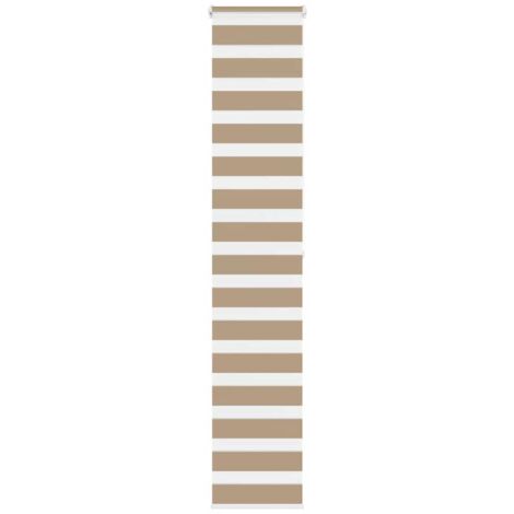 Zebra Blind Sand Brown 50x200 cm Fabric Width 45.9 cm Polyester vidaXL (1/5)