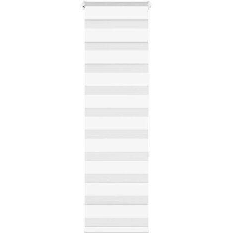 Zebra Blind White 40x150 cm Fabric Width 35.9 cm Polyester vidaXL