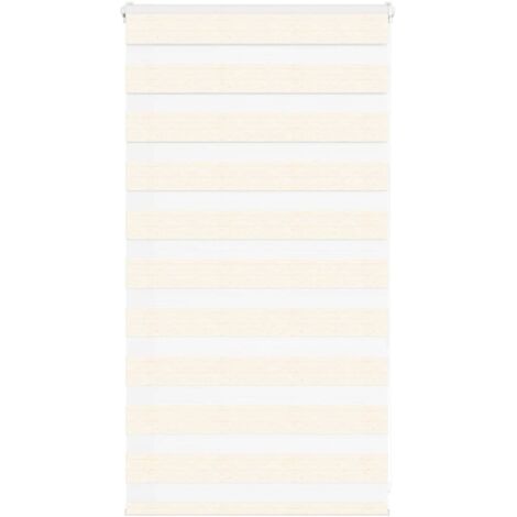 Zebra Blind Marble Beige 75x100 cm Fabric Width 70.9 cm Polyester vidaXL