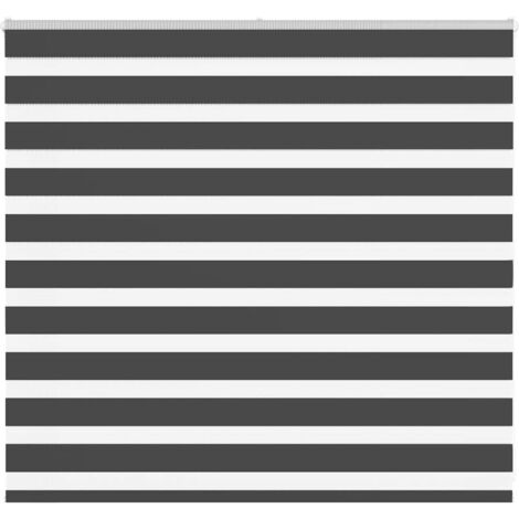 Zebra Blind Black 160x100 cm Fabric Width 155.9 cm Polyester vidaXL