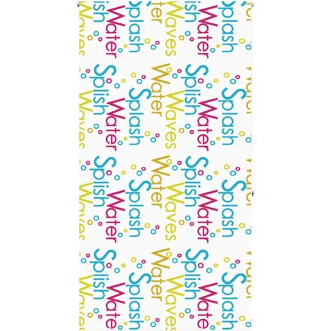 Shower Roller Blind 120x240 cm Fabric Width 116 cm vidaXL