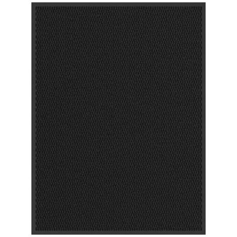 Doormat Black 90x120 cm vidaXL (1/5)