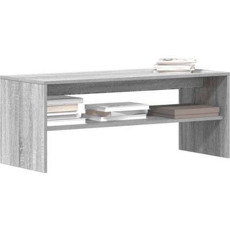TV Cabinet Grey Sonoma 100x40x40 cm Engineered Wood vidaXL (1/5)