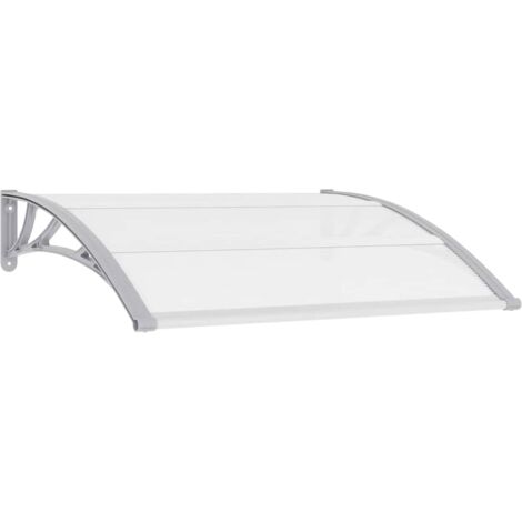 Door Canopy Grey 120x100 cm PC vidaXL