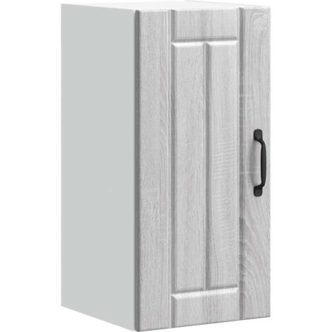 Kitchen Wall Cabinet Lucca Grey Sonoma Engineered Wood vidaXL