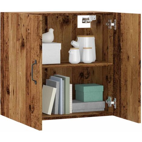 Wall Cabinet Old Wood 60x31x60 cm Engineered Wood vidaXL (1/5)