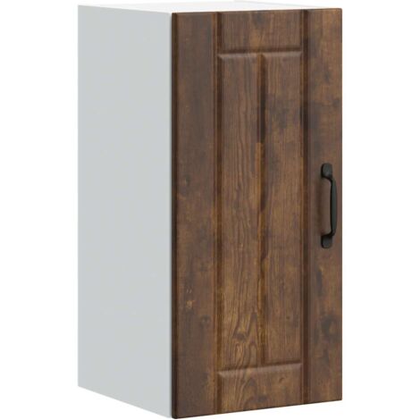 Kitchen Wall Cabinet Lucca Smoked Oak Engineered Wood vidaXL