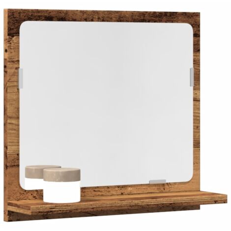 Bathroom Mirror Cabinet Old Wood 40x11x37 cm Engineered Wood vidaXL