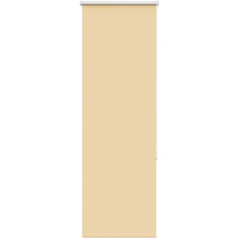 Roller Blind Blackout Beige 40x150 cm Fabric Width 35.7 cm Polyester vidaXL