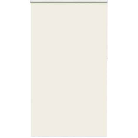 Roller Blind Blackout Off White 135x210 cm Fabric Width 131.6 cm Polyester vidaXL
