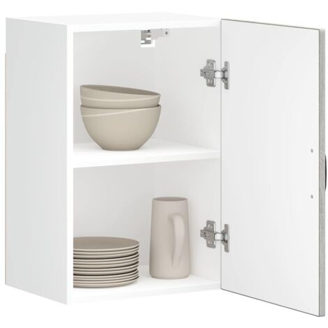 Kitchen Wall Cabinet Lucca Grey Sonoma Engineered Wood vidaXL