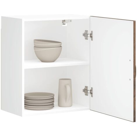 Kitchen Wall Cabinet Lucca Smoked Oak Engineered Wood vidaXL