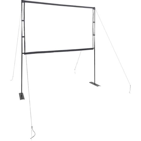 Projection Screen with Stands 100 Inch 16:9 vidaXL