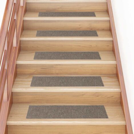 Stair Mats Self-adhesive 30 pcs 76x20 cm Beige Rectangular vidaXL
