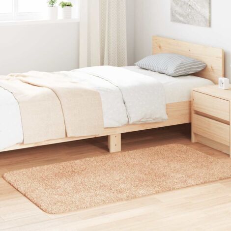 Shaggy Rug High Pile NAVARRA Beige 80x150 cm Polyester vidaXL